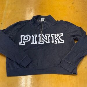 PINK Victoria's Secret Women's Dark Blue Pullover
